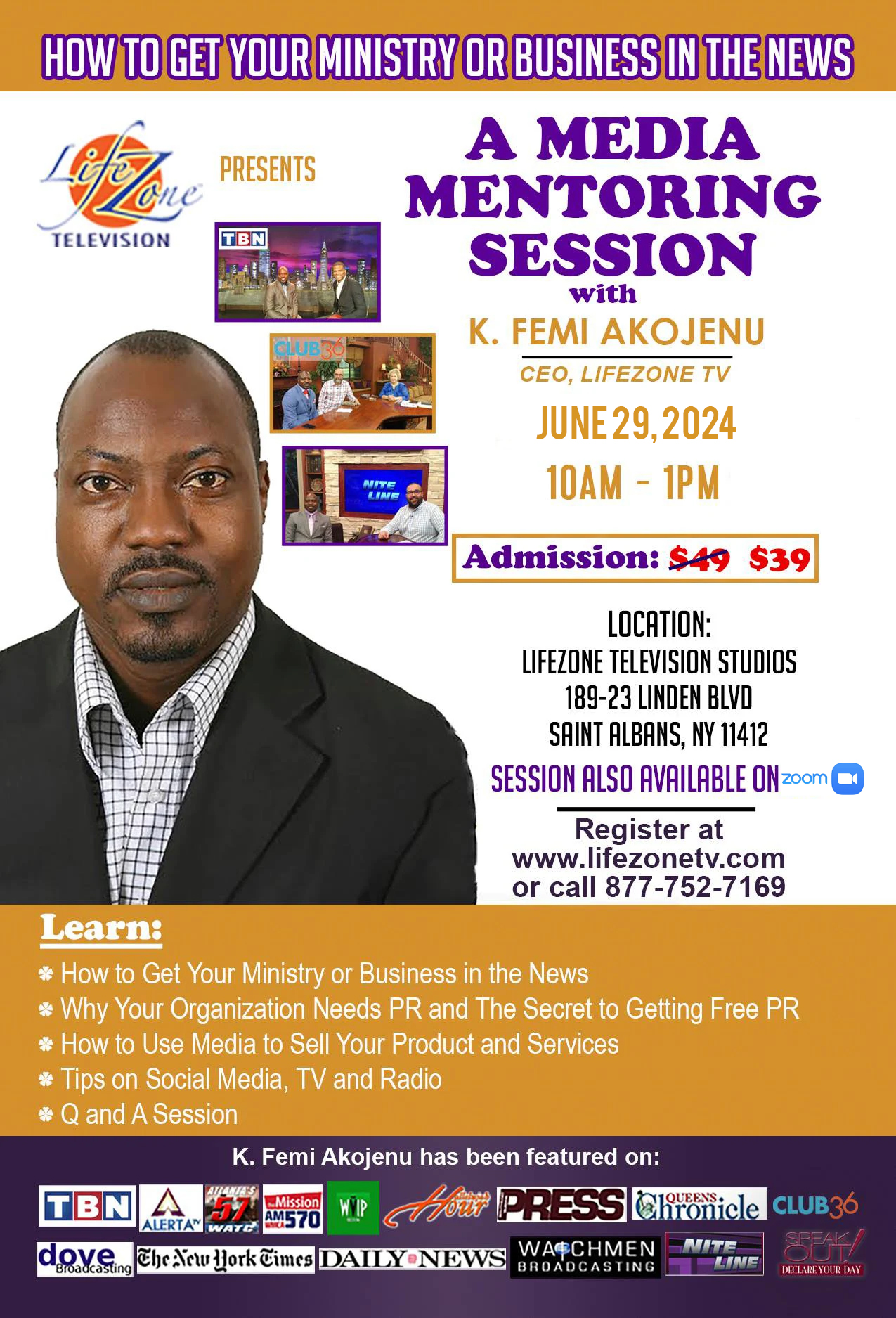 See Femi Akojenu Live